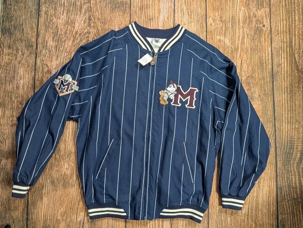 Mickey Mouse Baseball Jacket Vintage The Disney Catalog Size Small